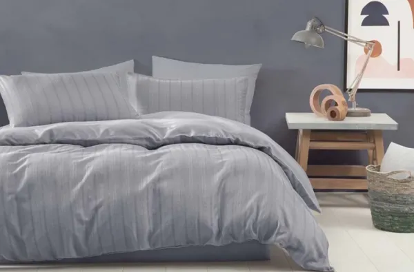 Yataş Bedding Raso 160x220 cm Gri Nevresim Takımı