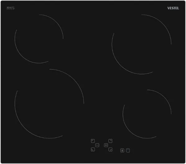 Vestel AO-6330 S Siyah Ankastre Ocak