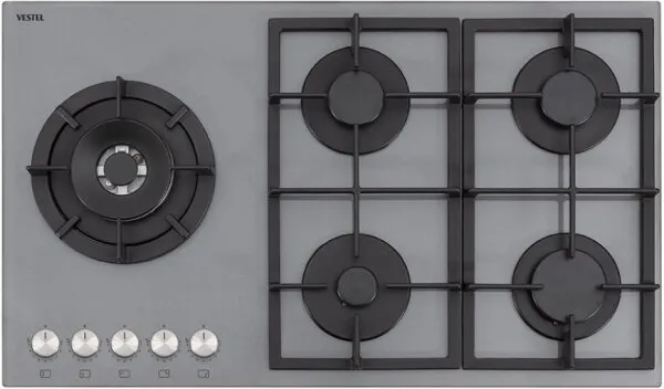 Vestel AO-91159 YG-DW Gri Ankastre Ocak