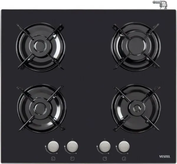 Vestel SO-6114 S DG Siyah Solo (Set Üstü) Ocak