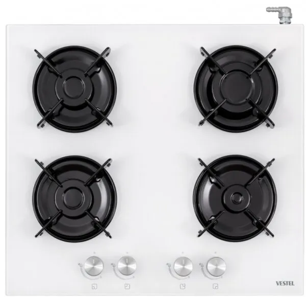 Vestel SO 6114 YB Beyaz Solo (Set Üstü) Ocak