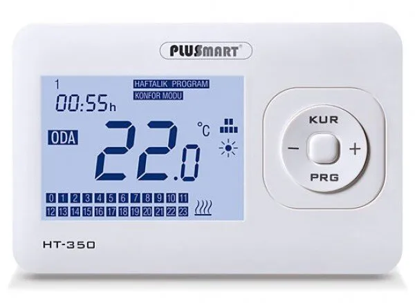 Plussmart HT350 Kablolu Oda Termostatı