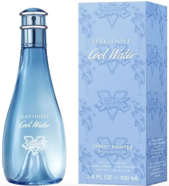 Davidoff Cool Water Street Fighter Champion Summer Edition EDT 100 ml Kadın Parfümü