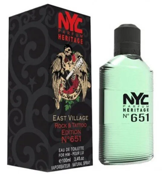 Nyc East Village Rock Tattoo Edition No 651 EDT 100 ml Erkek Parfümü