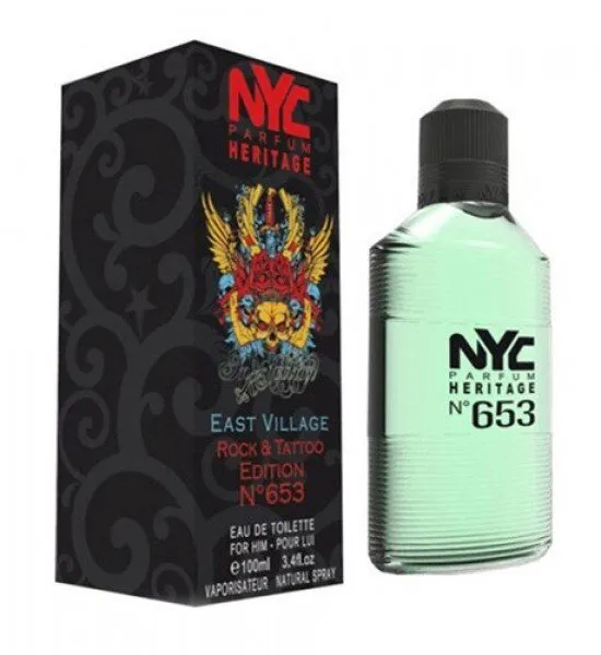 Nyc East Village Rock Tattoo Edition No 653 EDT 100 ml Erkek Parfümü