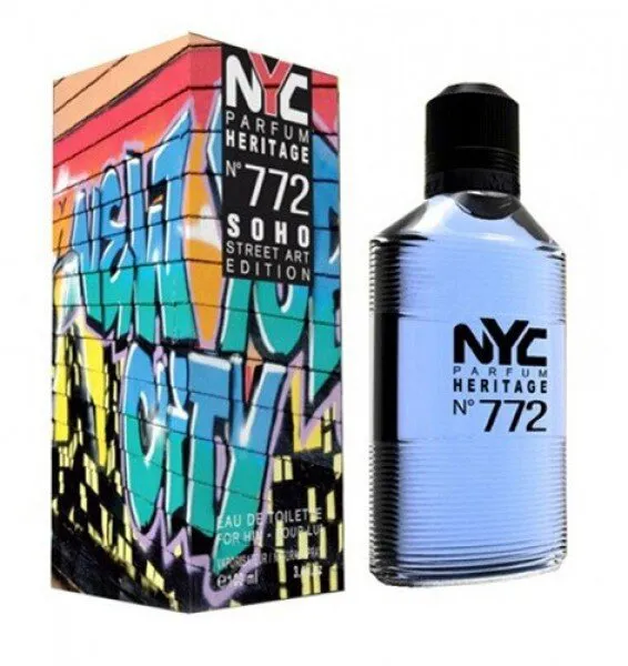 Nyc Soho Street Art Edition No 772 EDT 100 ml Erkek Parfümü