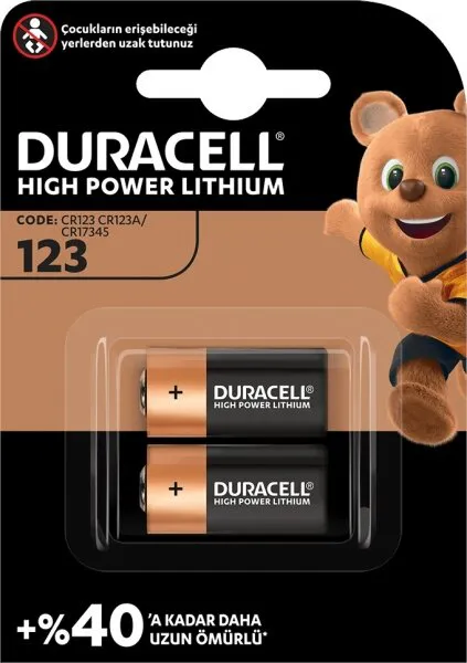 Duracell 123 2'li Özel Pil