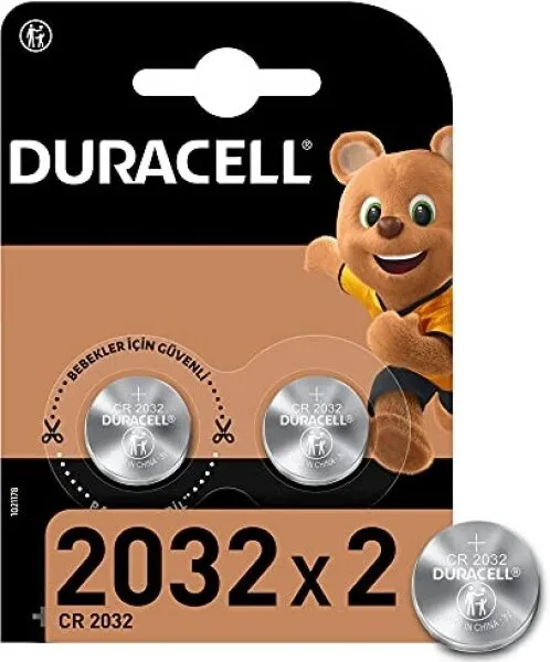 Duracell DL/CR 2032 2'li Düğme Pil