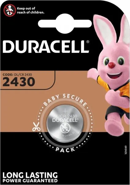 Duracell DL/CR 2430 (CR2430DURB1) Düğme Pil