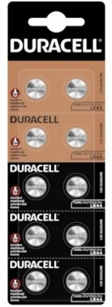 Duracell LR44 10'lu Düğme Pil