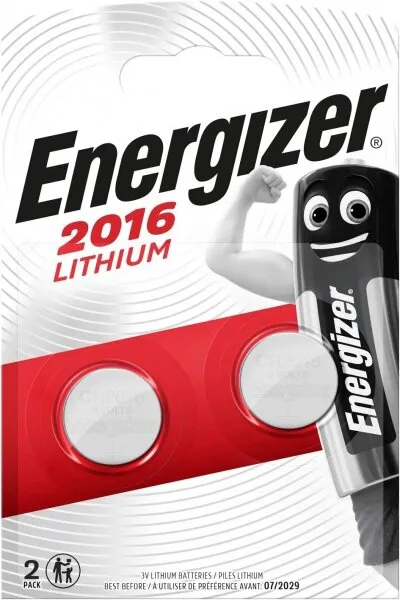 Energizer CR2016 2'li Düğme Pil
