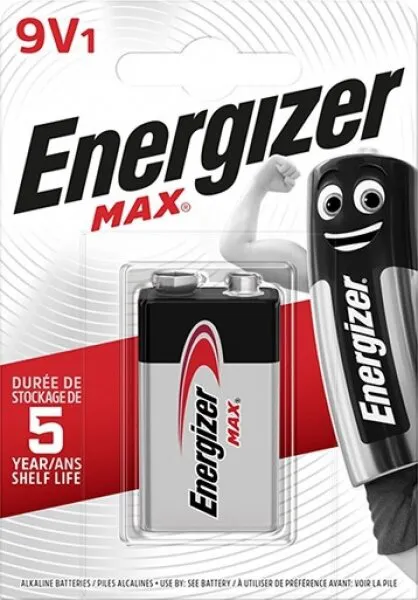 Energizer Max 9V Dikdörtgen Pil