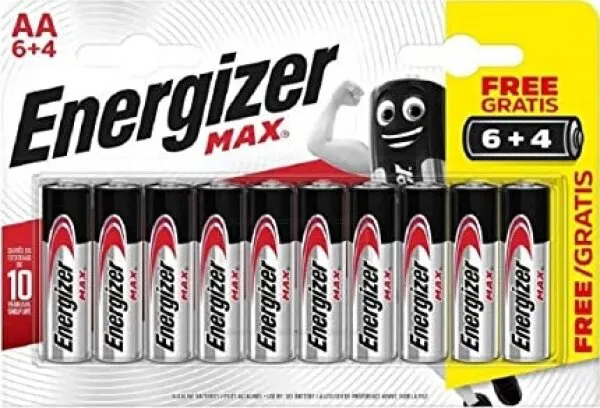 Energizer Max AA 10'lu Kalem Pil