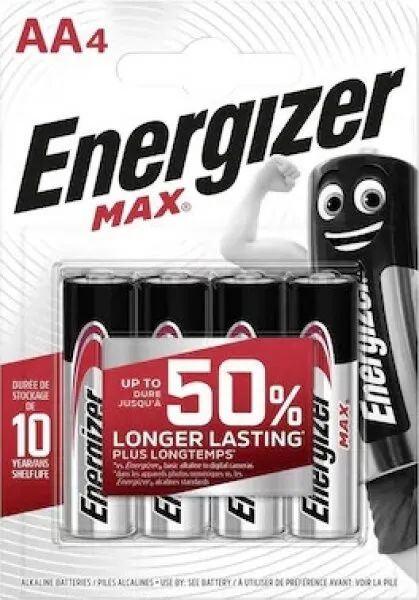 Energizer Max AA 4'lü Kalem Pil