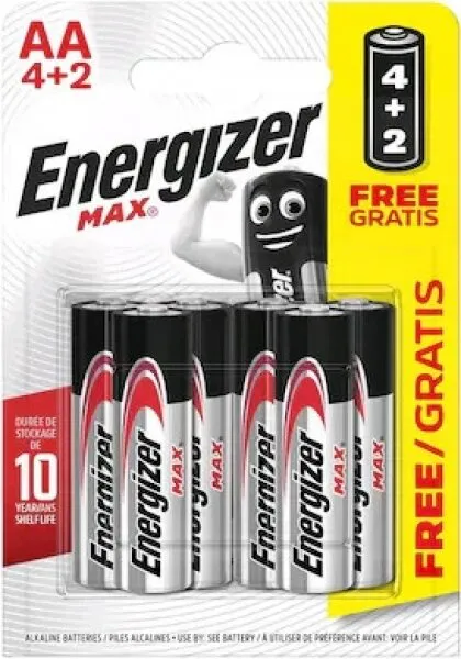 Energizer Max AA 6'lı Kalem Pil