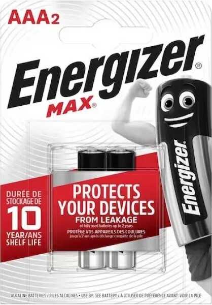 Energizer Max AAA 2'li İnce Kalem Pil