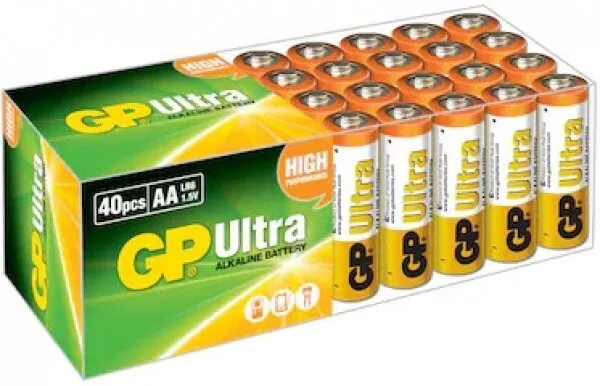 GP Ultra Alkaline AA 40'lı Kalem Pil