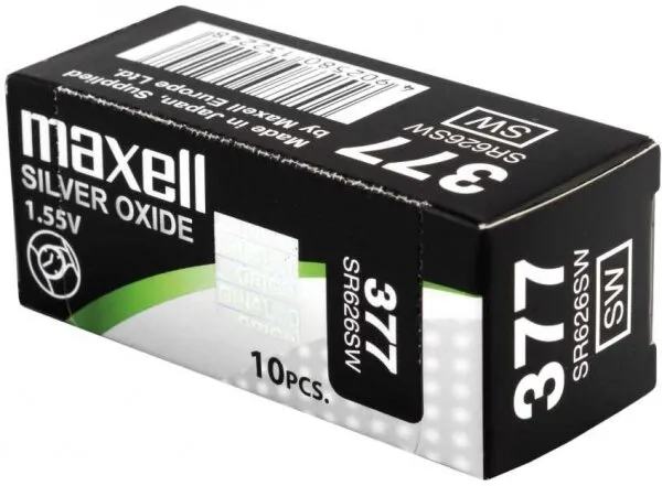 Maxell 377 SR626SW 10'lu (18292000) Düğme Pil