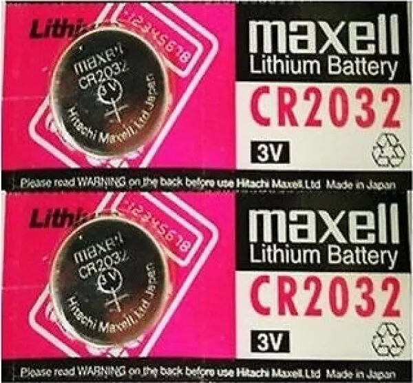 Maxell CR2032 2'li Düğme Pil