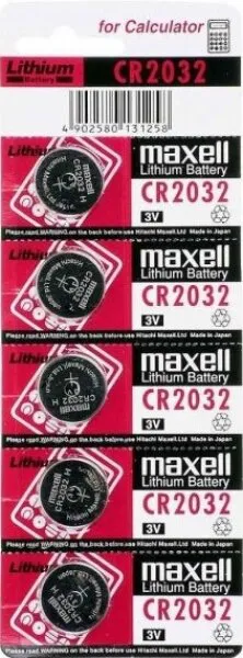 Maxell CR2032 5'li Düğme Pil