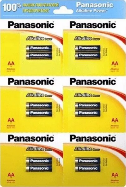 Panasonic Alkaline Power AA 12'li (LR6REB/12BTU) Kalem Pil