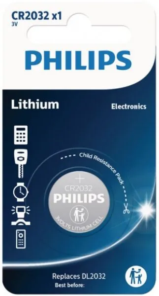 Philips CR2032 (CR2032/01B) Düğme Pil