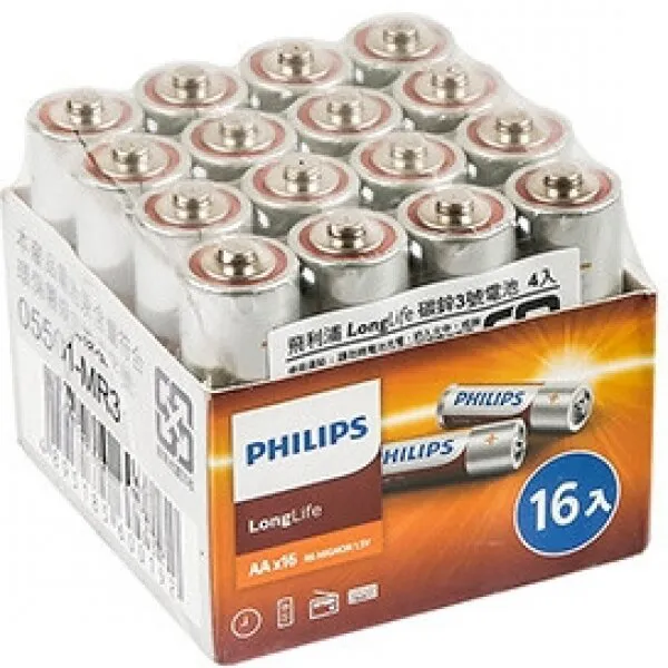 Philips LongLife AA 16'lı (R6L16F/97) Kalem Pil