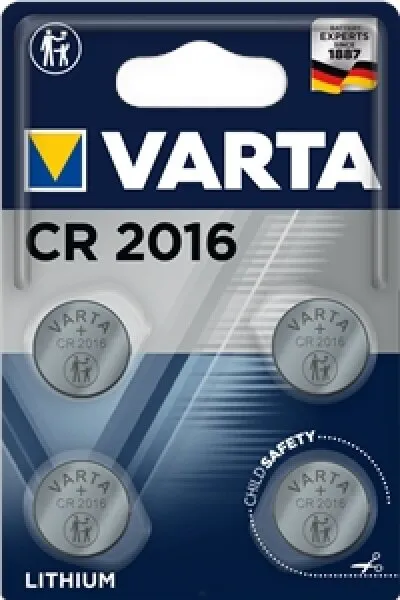 Varta CR2016 4'lü Düğme Pil