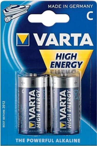 Varta High Energy C 2'li Orta Boy Pil