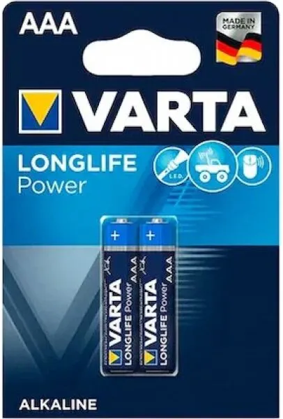 Varta Longlife Power AAA 2'li İnce Kalem Pil
