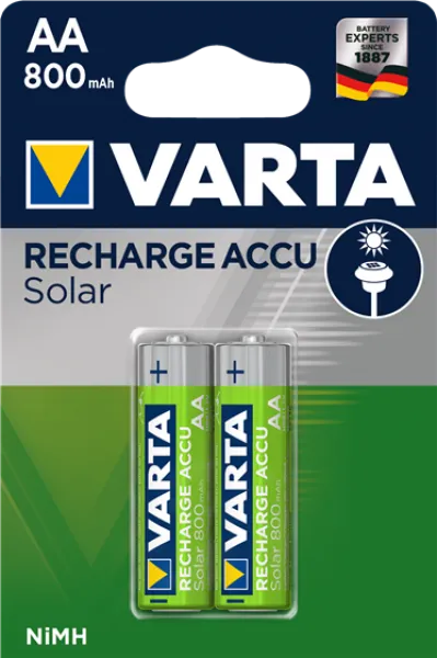 Varta Recharge Accu Solar AA 800 mAh 2'li Kalem Pil