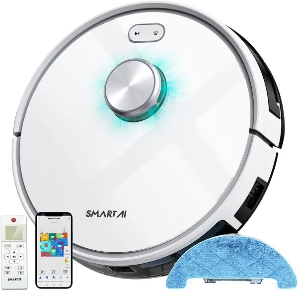 SmartAI S7 Max Robot Süpürge+Mop