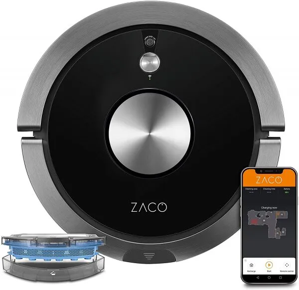Zaco A9S Pro Robot Süpürge+Mop