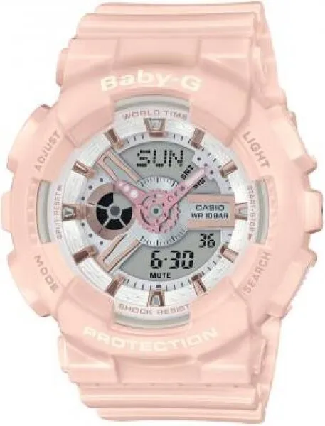 Casio Baby-G BA-110RG-4ADR Silikon / Gri Kol Saati