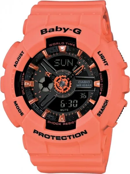 Casio Baby-G BA-111-4A2DR Silikon / Turuncu Kol Saati