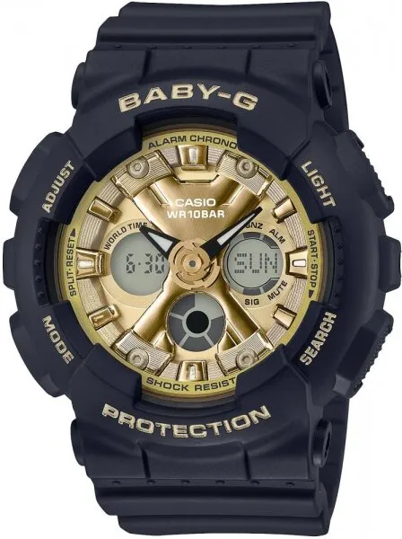 Casio Baby-G BA-130-1A3DR Silikon / Altın Kol Saati