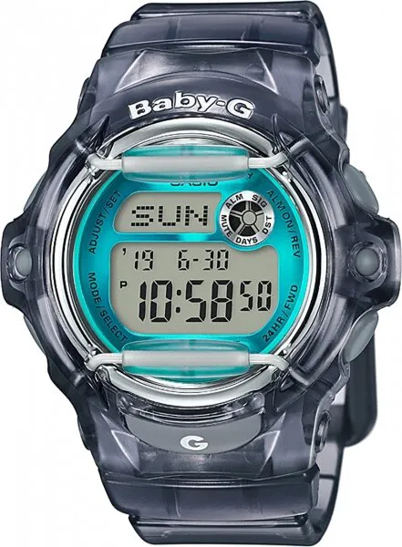 Casio Baby-G BG-169R-8BDR Silikon / Gri / Mavi / Şeffaf Kol Saati