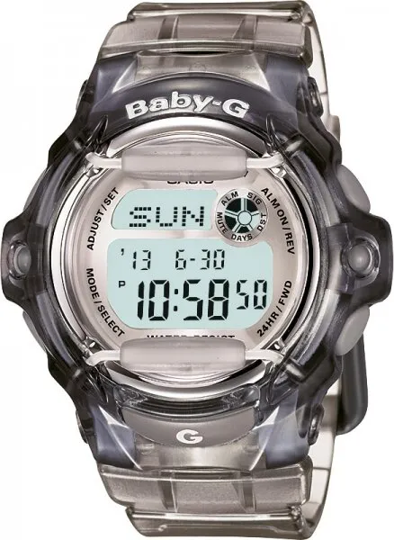 Casio Baby-G BG-169R-8DR Silikon / Siyah / Gri / Şeffaf Kol Saati