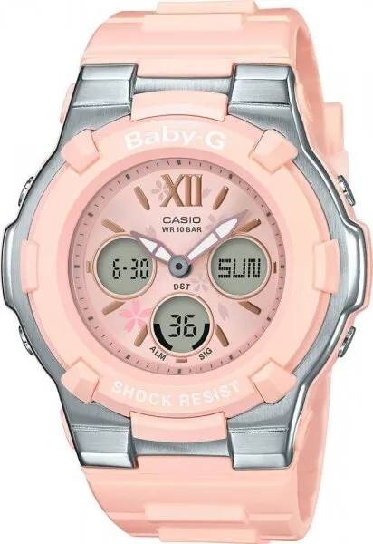 Casio Baby-G BGA-110BL-4BDR Silikon / Gri / Pembe Kol Saati