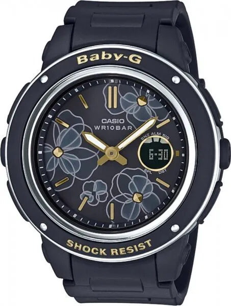 Casio Baby-G BGA-150FL-1ADR Silikon / Siyah Kol Saati