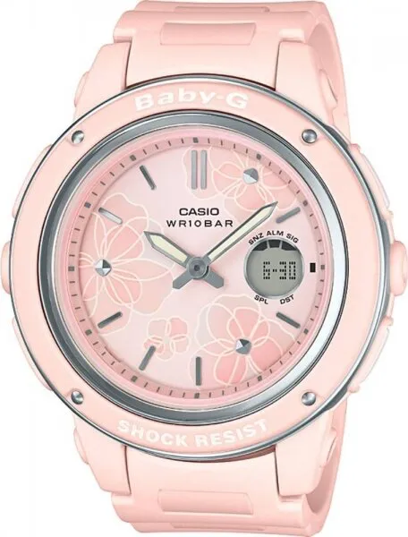 Casio Baby-G BGA-150FL-4ADR Silikon / Pembe Kol Saati