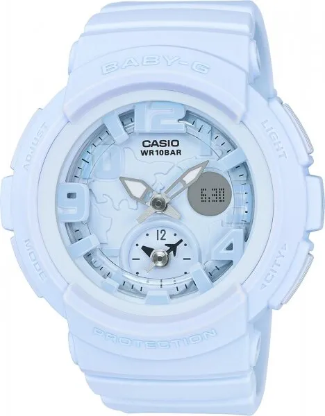 Casio Baby-G BGA-190BC-2BDR Silikon / Açık Mavi Kol Saati