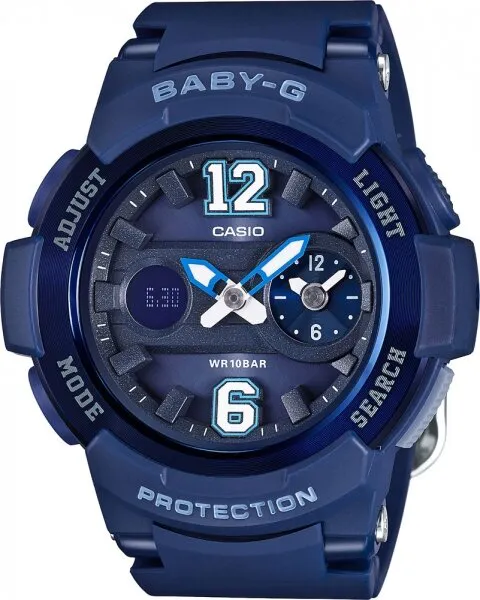 Casio Baby-G BGA-210-2B2DR Silikon / Siyah / Lacivert Kol Saati