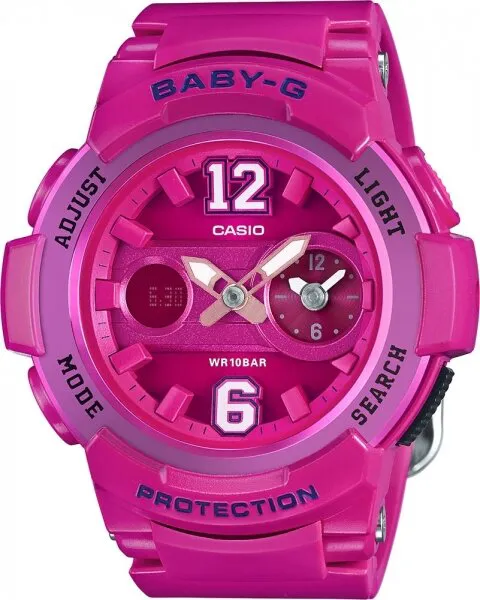 Casio Baby-G BGA-210-4B2DR Silikon / Pembe / Mor Kol Saati