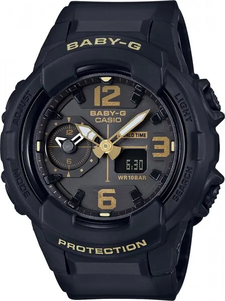 Casio Baby-G BGA-230-1BDR Silikon / Siyah Kol Saati