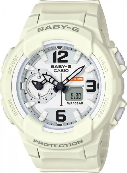 Casio Baby-G BGA-230-7B2DR Silikon / Beyaz / Gri Kol Saati