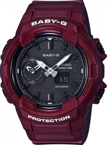 Casio Baby-G BGA-230S-4ADR Silikon / Siyah Kol Saati