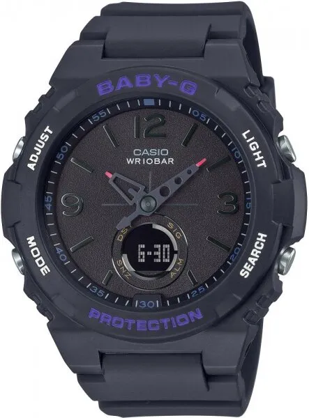 Casio Baby-G BGA-260-1ADR Silikon / Siyah Kol Saati