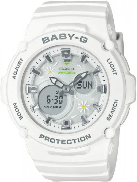 Casio Baby-G BGA-270FL-7ADR Silikon / Beyaz / Gri Kol Saati