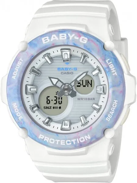 Casio Baby-G BGA-270M-7ADR Silikon / Beyaz / Gri Kol Saati